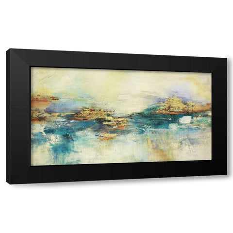 Perenne Black Modern Wood Framed Art Print with Double Matting by Villarreal, Gabriela
