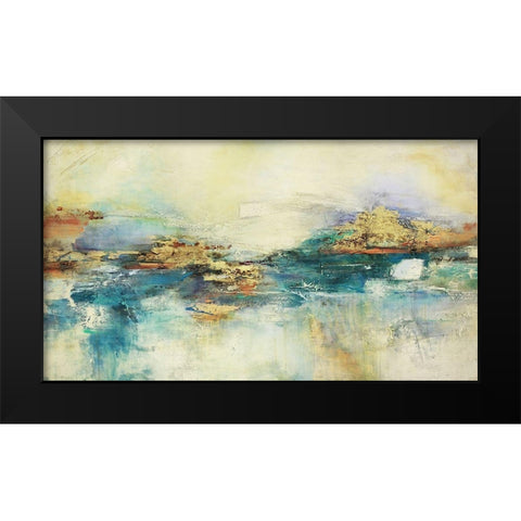 Perenne Black Modern Wood Framed Art Print by Villarreal, Gabriela