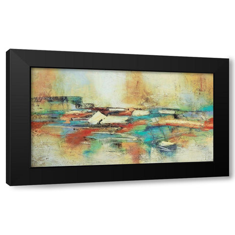 Puente Ocre Black Modern Wood Framed Art Print with Double Matting by Villarreal, Gabriela