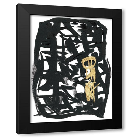 Analysis  II Black Modern Wood Framed Art Print with Double Matting by Stramel, Renee W.