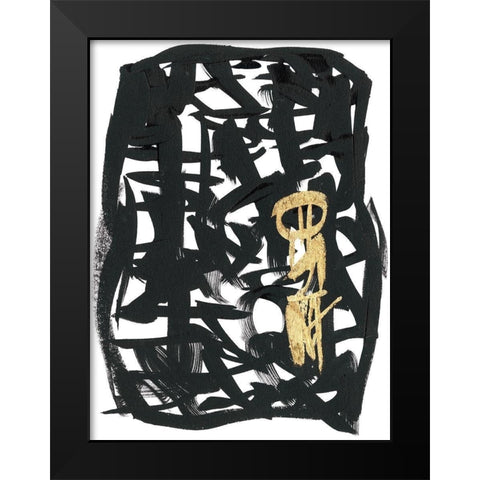 Analysis  II Black Modern Wood Framed Art Print by Stramel, Renee W.