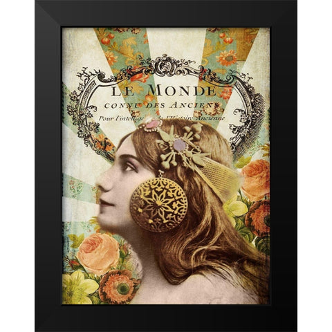Femme Paris II Black Modern Wood Framed Art Print by Lloyd, Sandy
