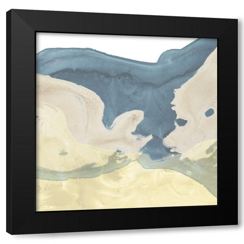 Mystique II Black Modern Wood Framed Art Print with Double Matting by Vess, June Erica