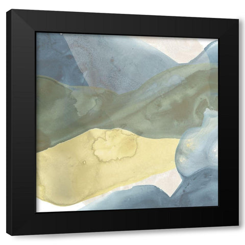Mystique V Black Modern Wood Framed Art Print with Double Matting by Vess, June Erica