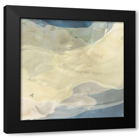 Mystique VII Black Modern Wood Framed Art Print with Double Matting by Vess, June Erica