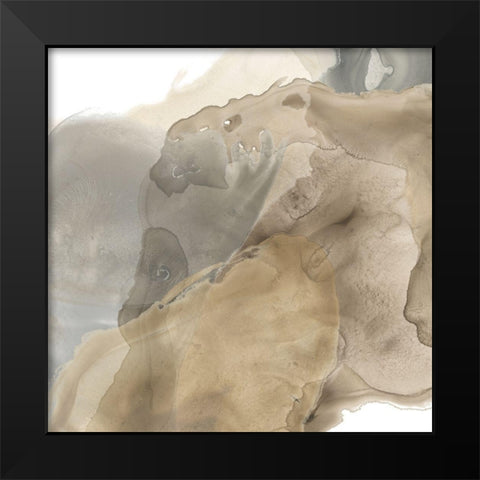 Tectonic Drift III Black Modern Wood Framed Art Print by Vess, June Erica