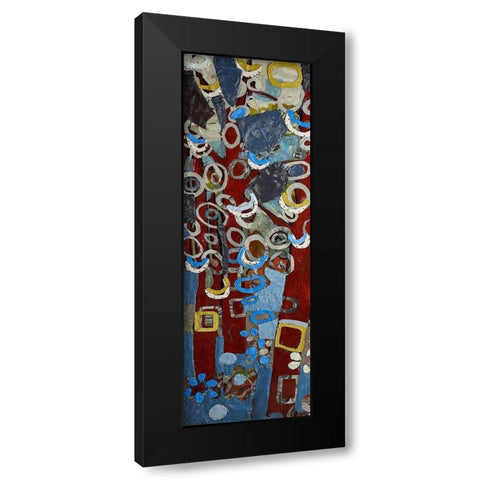 Cut Paper Trees I Black Modern Wood Framed Art Print with Double Matting by Ferrell, Erin McGee