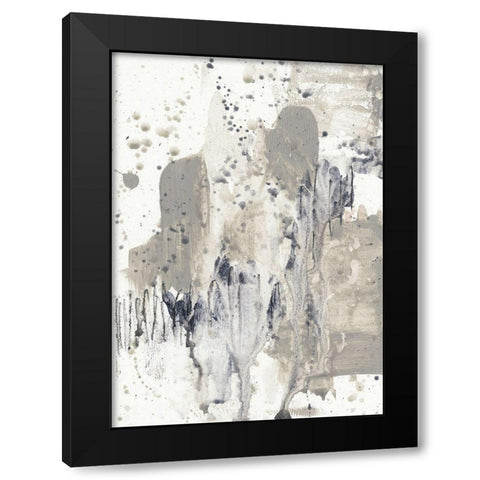 Paynes Splash I Black Modern Wood Framed Art Print by Goldberger, Jennifer