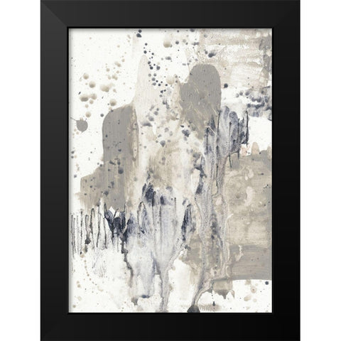 Paynes Splash I Black Modern Wood Framed Art Print by Goldberger, Jennifer