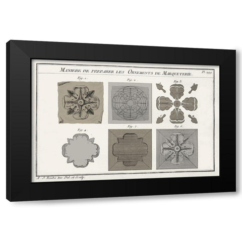 Survey of Architectural Design I Black Modern Wood Framed Art Print by Vision Studio