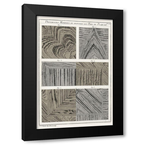 Survey of Architectural Design VI Black Modern Wood Framed Art Print with Double Matting by Vision Studio