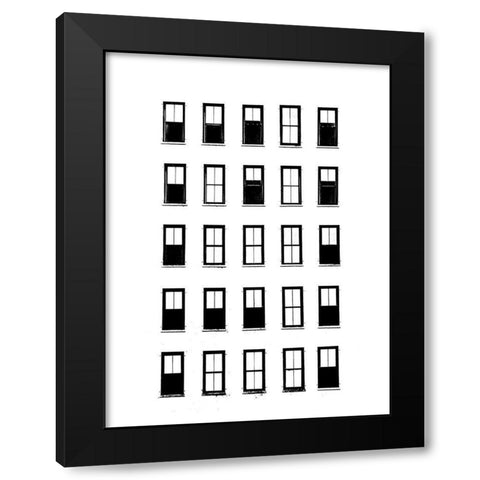 NYC in Pure B and W III Black Modern Wood Framed Art Print by Pica, Jeff