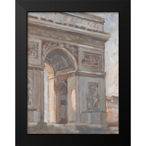 Parisian Dawn II Black Modern Wood Framed Art Print by Harper, Ethan