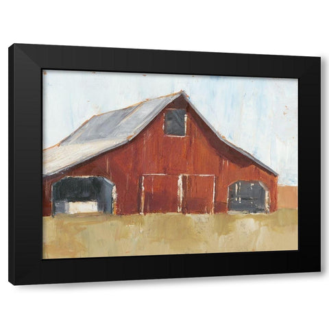 Rustic Red Barn I Black Modern Wood Framed Art Print by Harper, Ethan