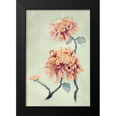 Chrysanthemum Beauty I Black Modern Wood Framed Art Print by Chabot, Natasha