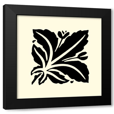 BandW Graphic Beauty I Black Modern Wood Framed Art Print with Double Matting by Vision Studio