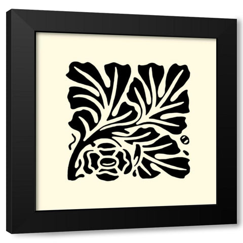 BandW Graphic Beauty III Black Modern Wood Framed Art Print by Vision Studio