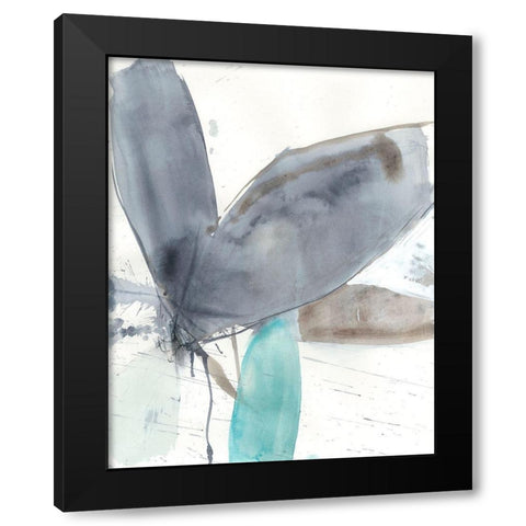 Vortex Illusion II Black Modern Wood Framed Art Print with Double Matting by Goldberger, Jennifer