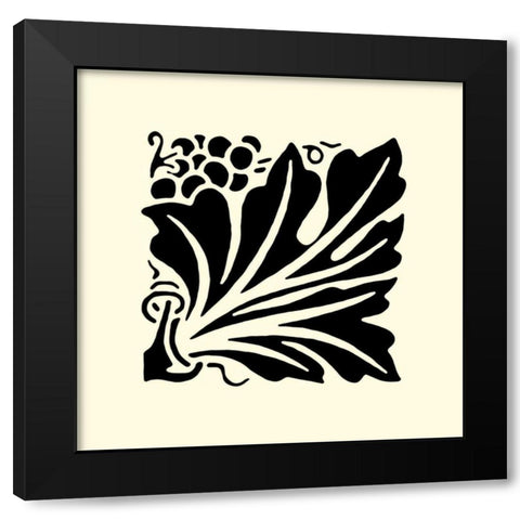 BandW Graphic Beauty IV Black Modern Wood Framed Art Print by Vision Studio