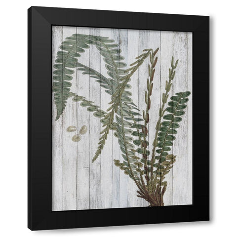 Rustic Greenery IV Black Modern Wood Framed Art Print by Studio W