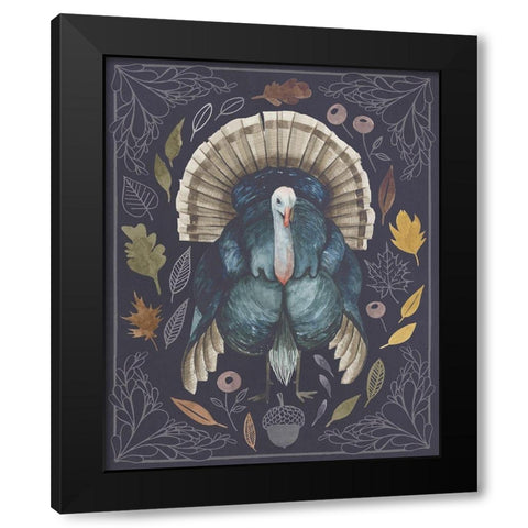 Rainbow Harvest II Black Modern Wood Framed Art Print by Popp, Grace