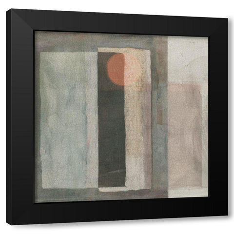 Partial Eclipse II Black Modern Wood Framed Art Print by Borges, Victoria