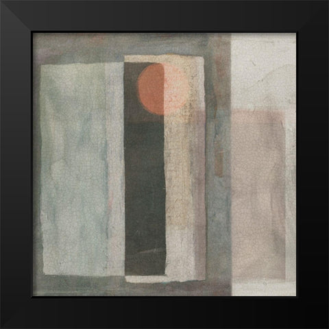 Partial Eclipse II Black Modern Wood Framed Art Print by Borges, Victoria
