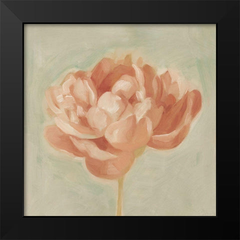 Spring Peony I Black Modern Wood Framed Art Print by Scarvey, Emma