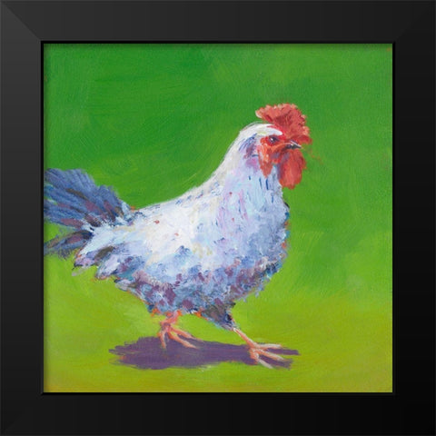 Pasture Henrietta I Black Modern Wood Framed Art Print by Young, Carol