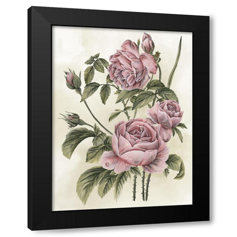 A Soft Breath II Black Modern Wood Framed Art Print with Double Matting by Wang, Melissa