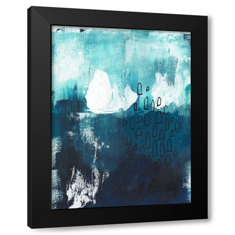 Seaspray II Black Modern Wood Framed Art Print with Double Matting by Parker, Jennifer Paxton