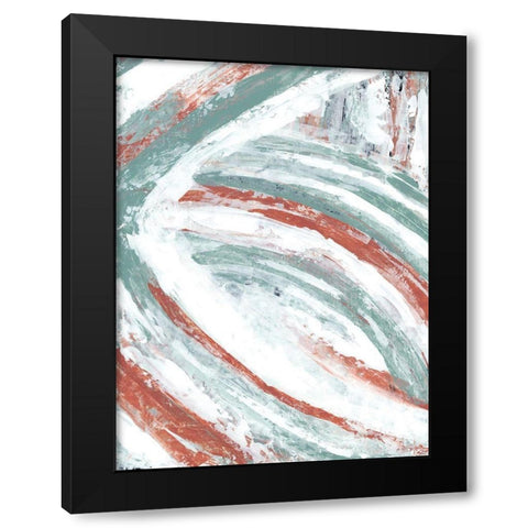 Story Arc I Black Modern Wood Framed Art Print by Stramel, Renee W.
