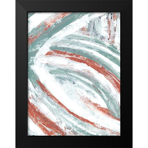 Story Arc I Black Modern Wood Framed Art Print by Stramel, Renee W.