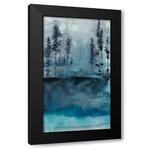 Winter Woods I Black Modern Wood Framed Art Print with Double Matting by Zarris, Chariklia