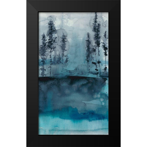 Winter Woods I Black Modern Wood Framed Art Print by Zarris, Chariklia