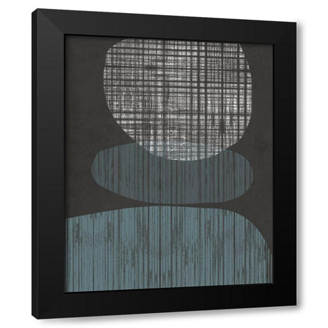 Resting Shapes I Black Modern Wood Framed Art Print by Goldberger, Jennifer