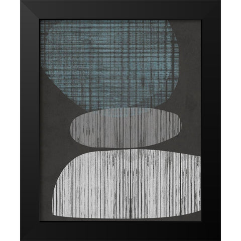 Resting Shapes II Black Modern Wood Framed Art Print by Goldberger, Jennifer