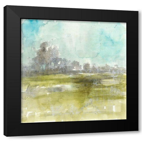 Pastel Haze I Black Modern Wood Framed Art Print with Double Matting by Goldberger, Jennifer