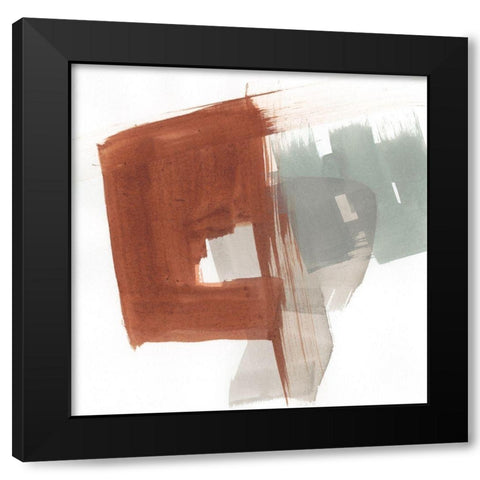 Earthy Gestures I Black Modern Wood Framed Art Print with Double Matting by Goldberger, Jennifer