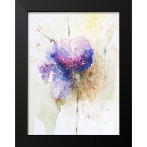 Hortenzzia I Black Modern Wood Framed Art Print by Herrera, Leticia