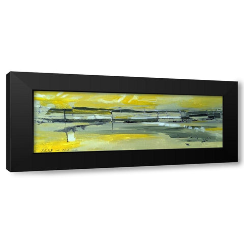 Martins Dock I Black Modern Wood Framed Art Print by Ferrell, Erin McGee