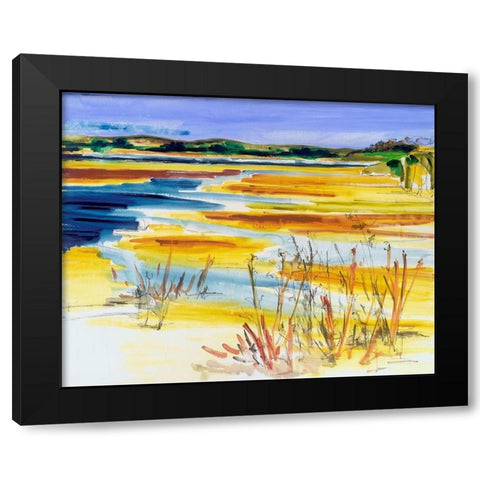 Bright Marsh I Black Modern Wood Framed Art Print with Double Matting by Ferrell, Erin McGee