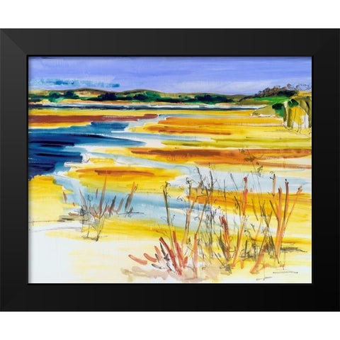 Bright Marsh I Black Modern Wood Framed Art Print by Ferrell, Erin McGee