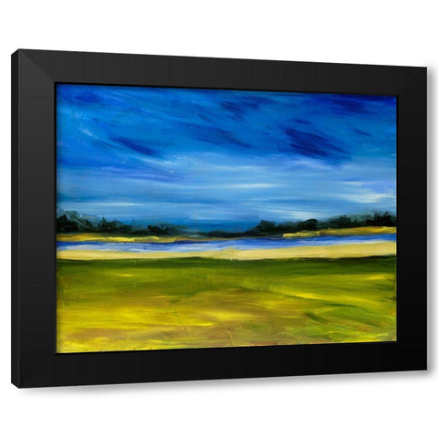 Bright Marsh III Black Modern Wood Framed Art Print with Double Matting by Ferrell, Erin McGee