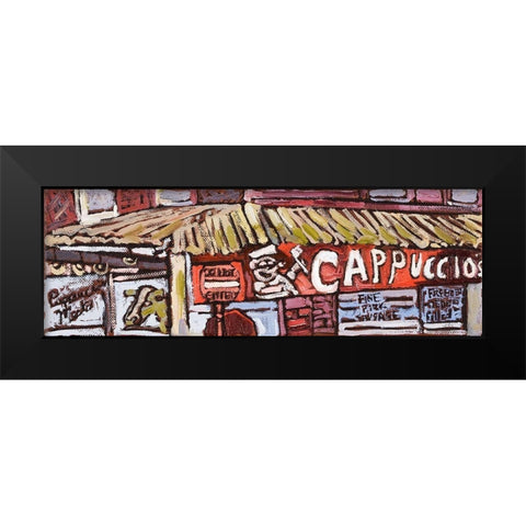 Urban Wires IV Black Modern Wood Framed Art Print by Ferrell, Erin McGee