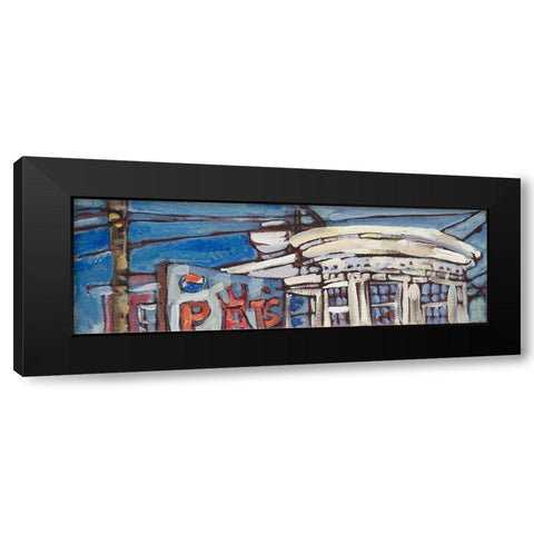 Urban Wires VI Black Modern Wood Framed Art Print by Ferrell, Erin McGee