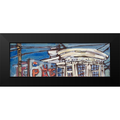 Urban Wires VI Black Modern Wood Framed Art Print by Ferrell, Erin McGee
