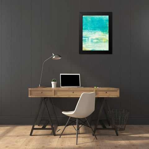 Lacuna II Black Modern Wood Framed Art Print by Jachimiec, Sue