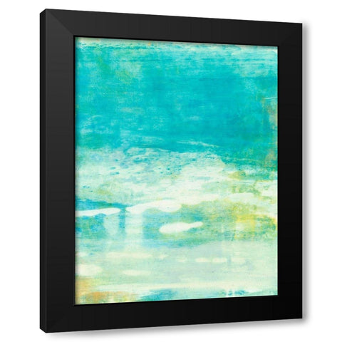 Lacuna II Black Modern Wood Framed Art Print with Double Matting by Jachimiec, Sue