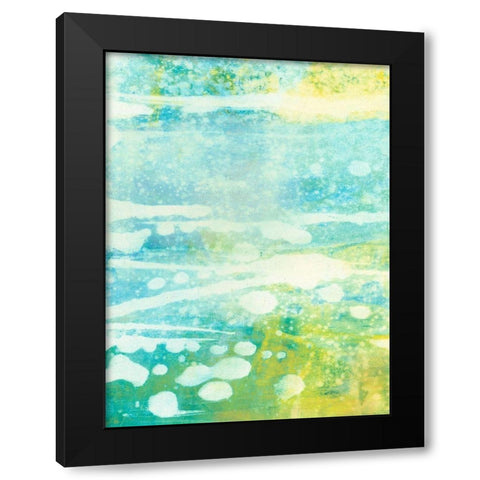 Lacuna IV Black Modern Wood Framed Art Print with Double Matting by Jachimiec, Sue
